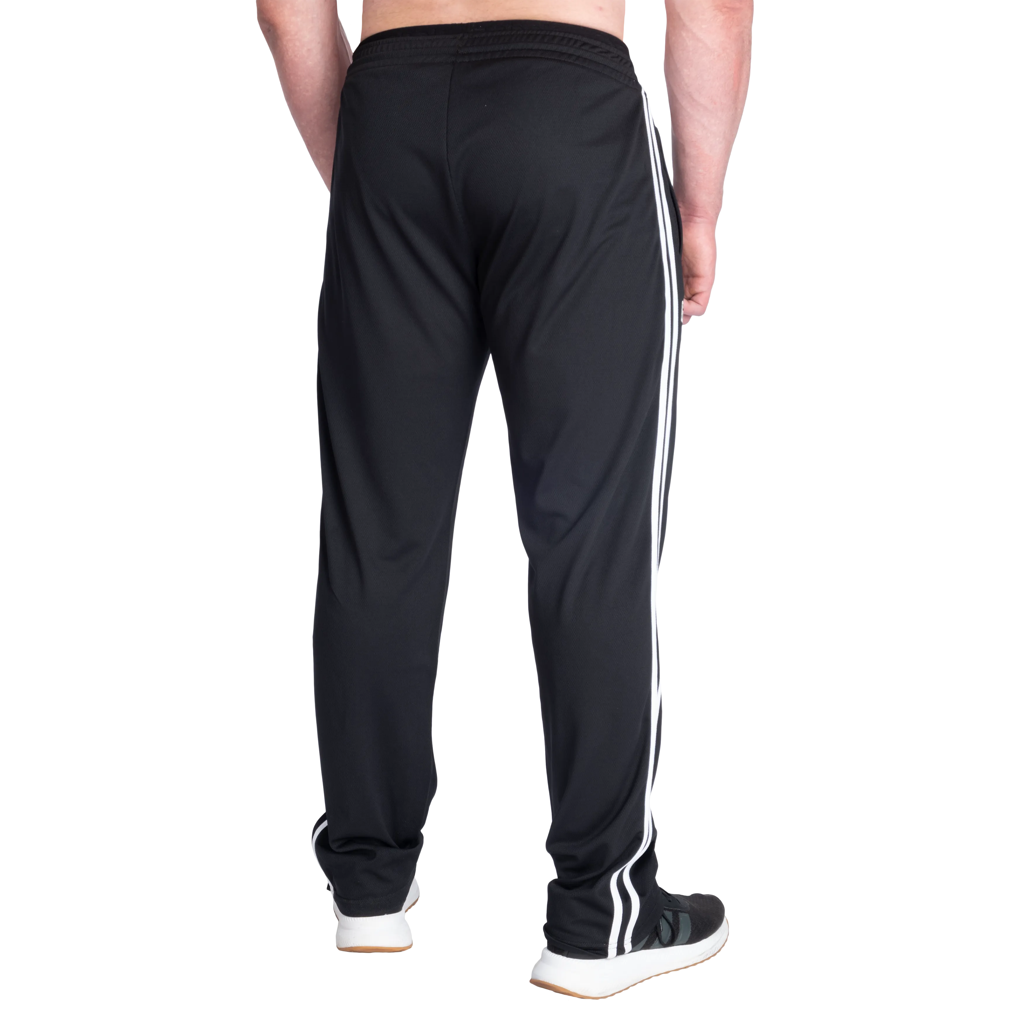 2 Stripe Standard Mesh Pant, Black/White