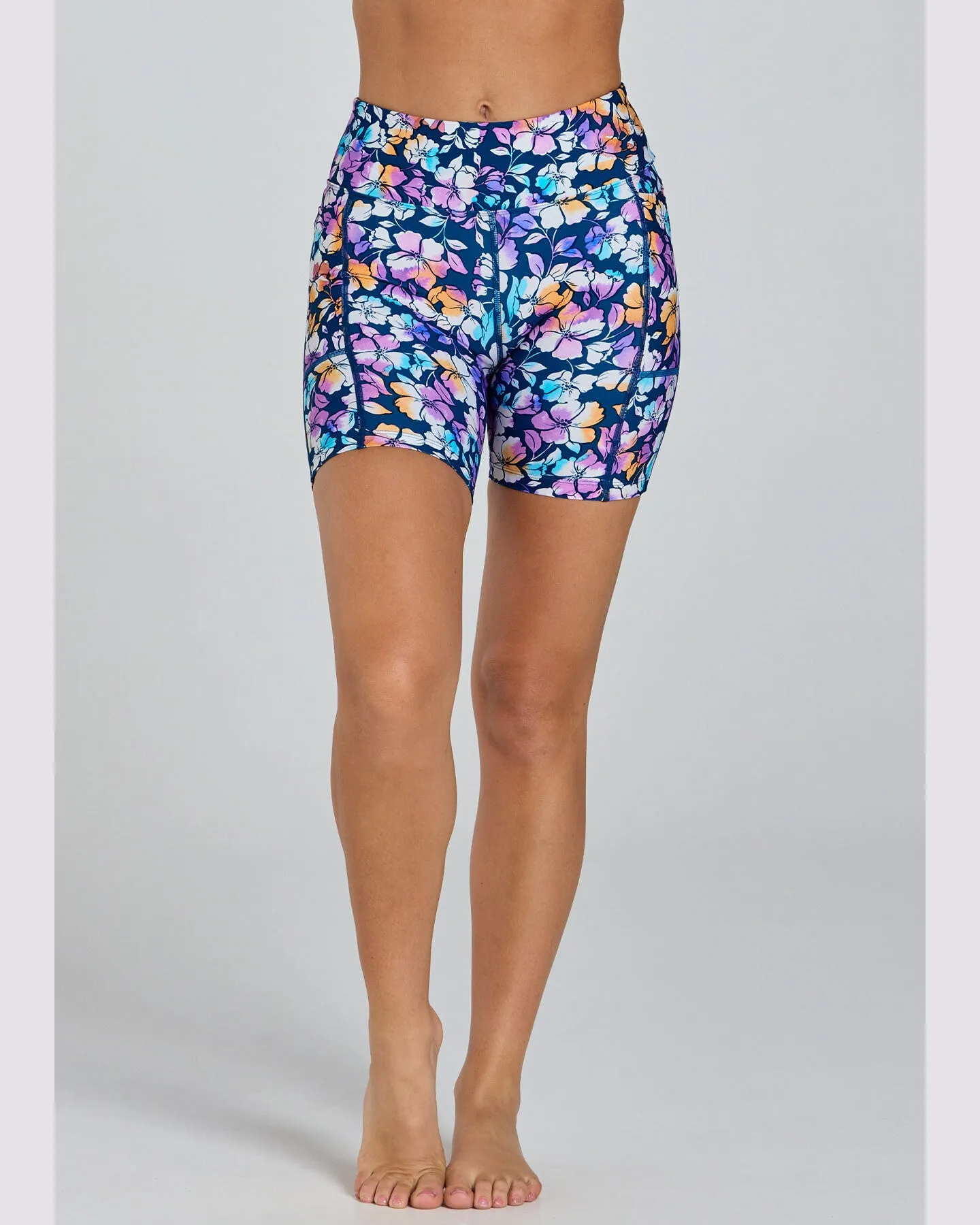 Abi and Joseph Endurance Dual Pocket Mid-Thigh Short - Spring In My Step