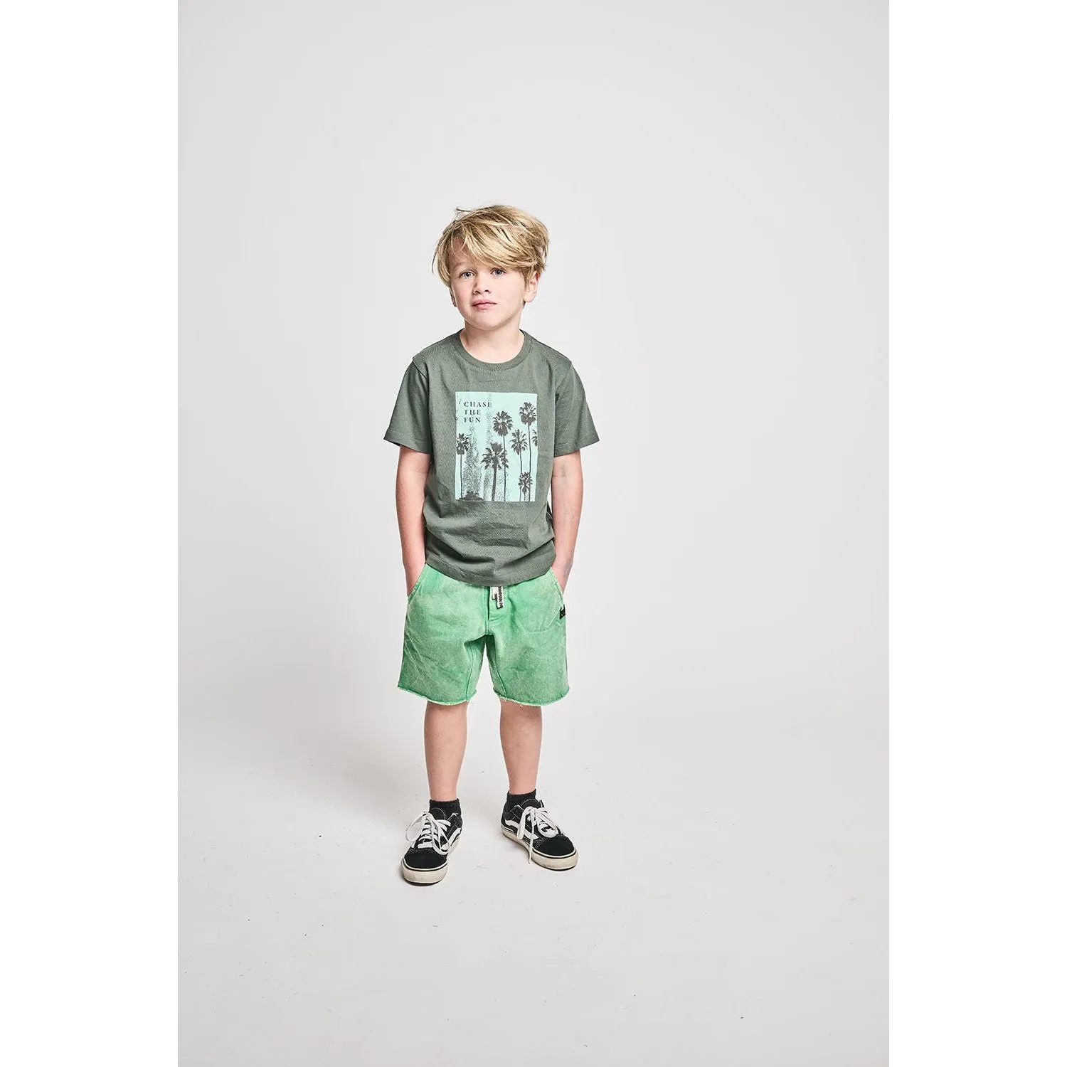 Acidrain Short - Acid Green