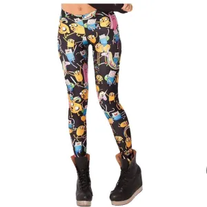 ADVENTURE TIME cartoon pattern 3d print 20 designs women pants PUNK women leggings casual