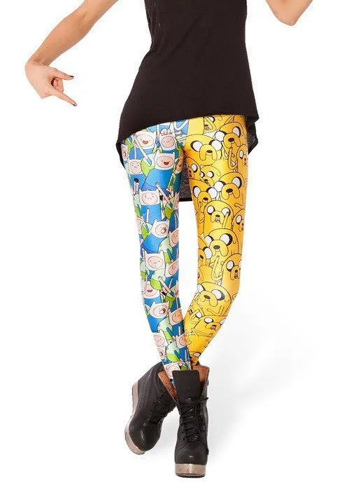 ADVENTURE TIME cartoon pattern 3d print 20 designs women pants PUNK women leggings casual