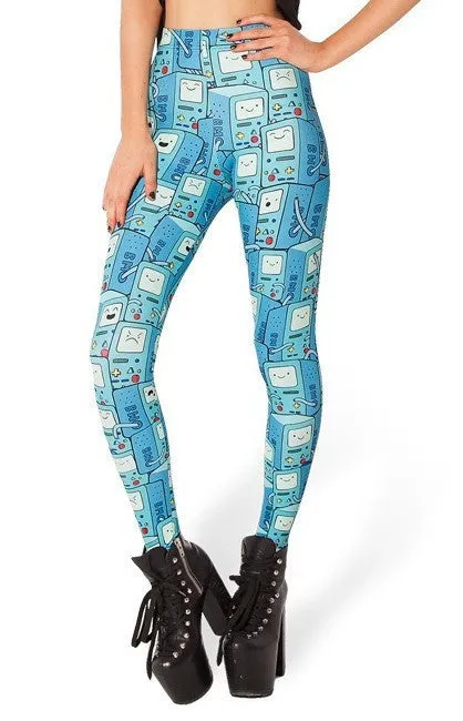 ADVENTURE TIME cartoon pattern 3d print 20 designs women pants PUNK women leggings casual