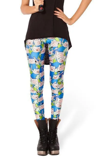 ADVENTURE TIME cartoon pattern 3d print 20 designs women pants PUNK women leggings casual