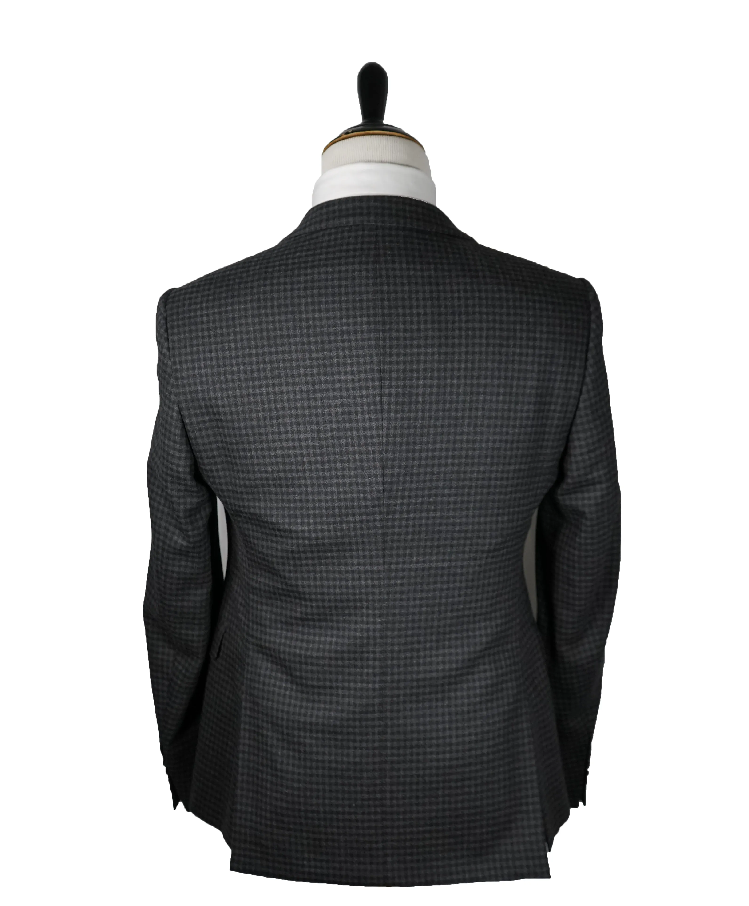 ARMANI COLLEZIONI - "M Line" Slim Drop 8 Melange Check RUNWAY SUIT - 40R