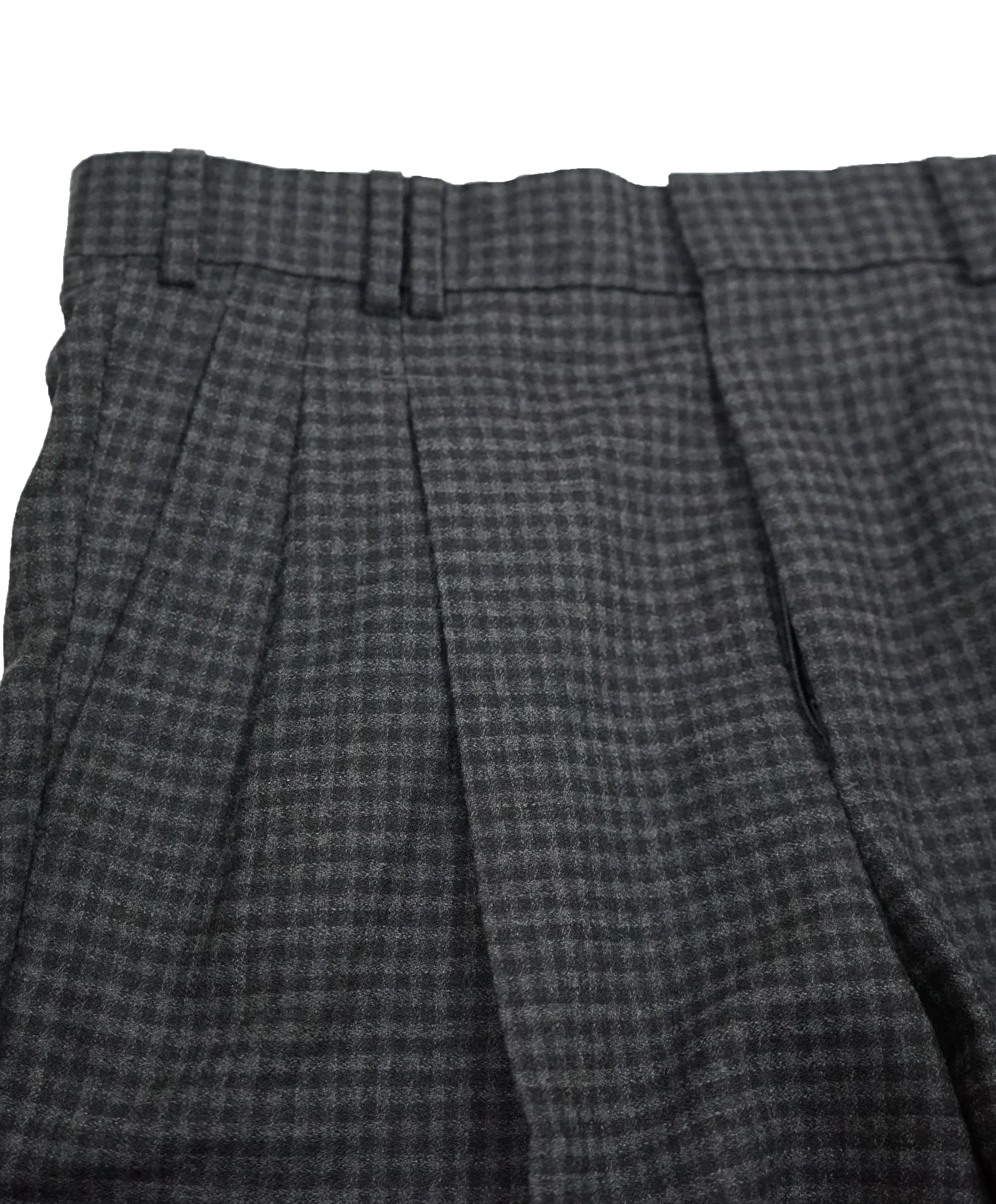 ARMANI COLLEZIONI - "M Line" Slim Drop 8 Melange Check RUNWAY SUIT - 40R