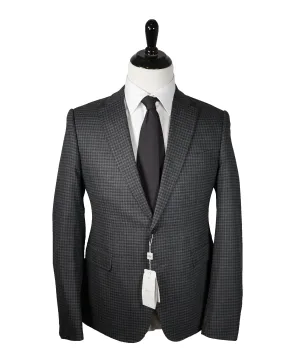 ARMANI COLLEZIONI - "M Line" Slim Drop 8 Melange Check RUNWAY SUIT - 40R
