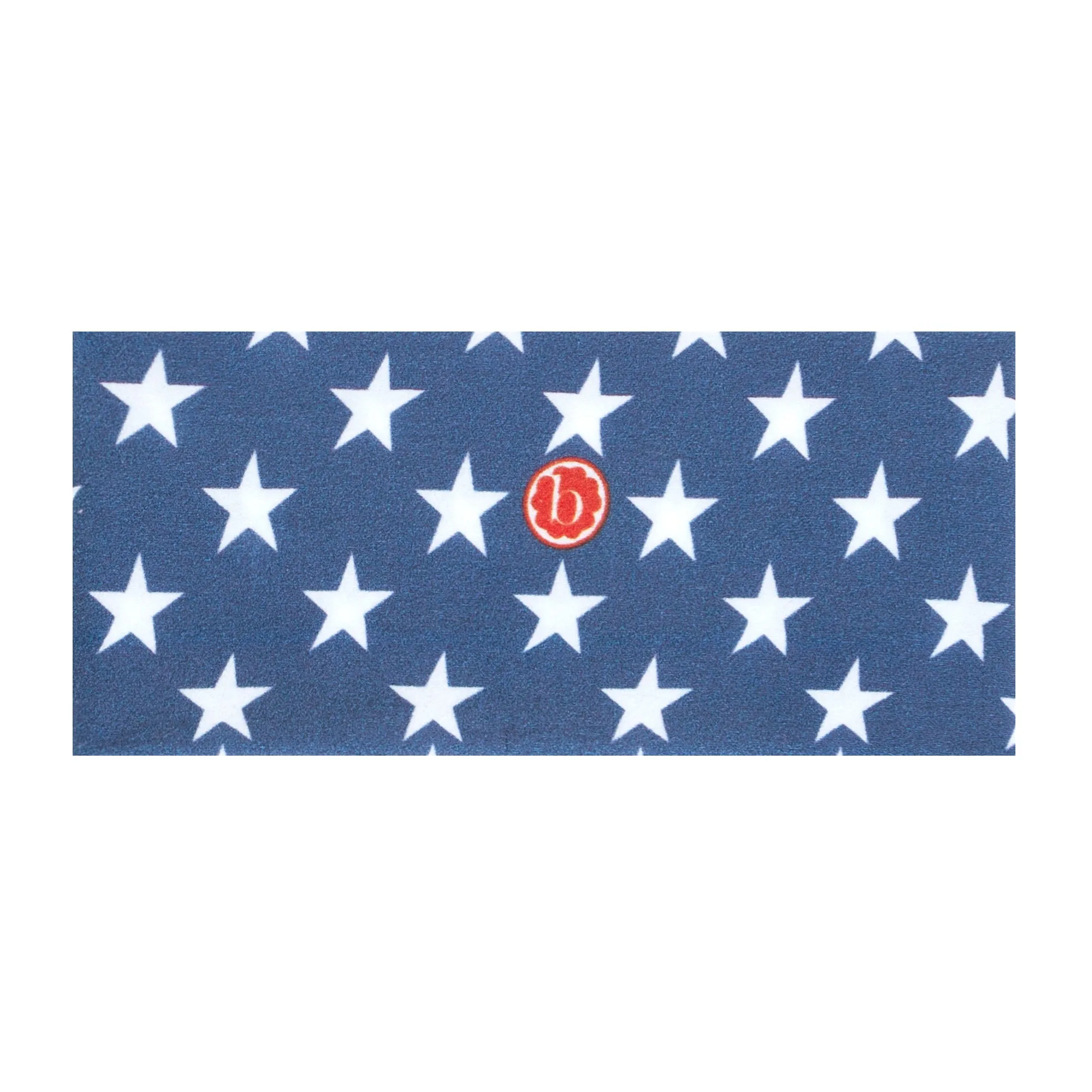 Baby Bling Blue Star Printed Knot Headband