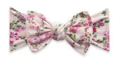 Baby Bling Cherry Blossom Printed Knot Headband