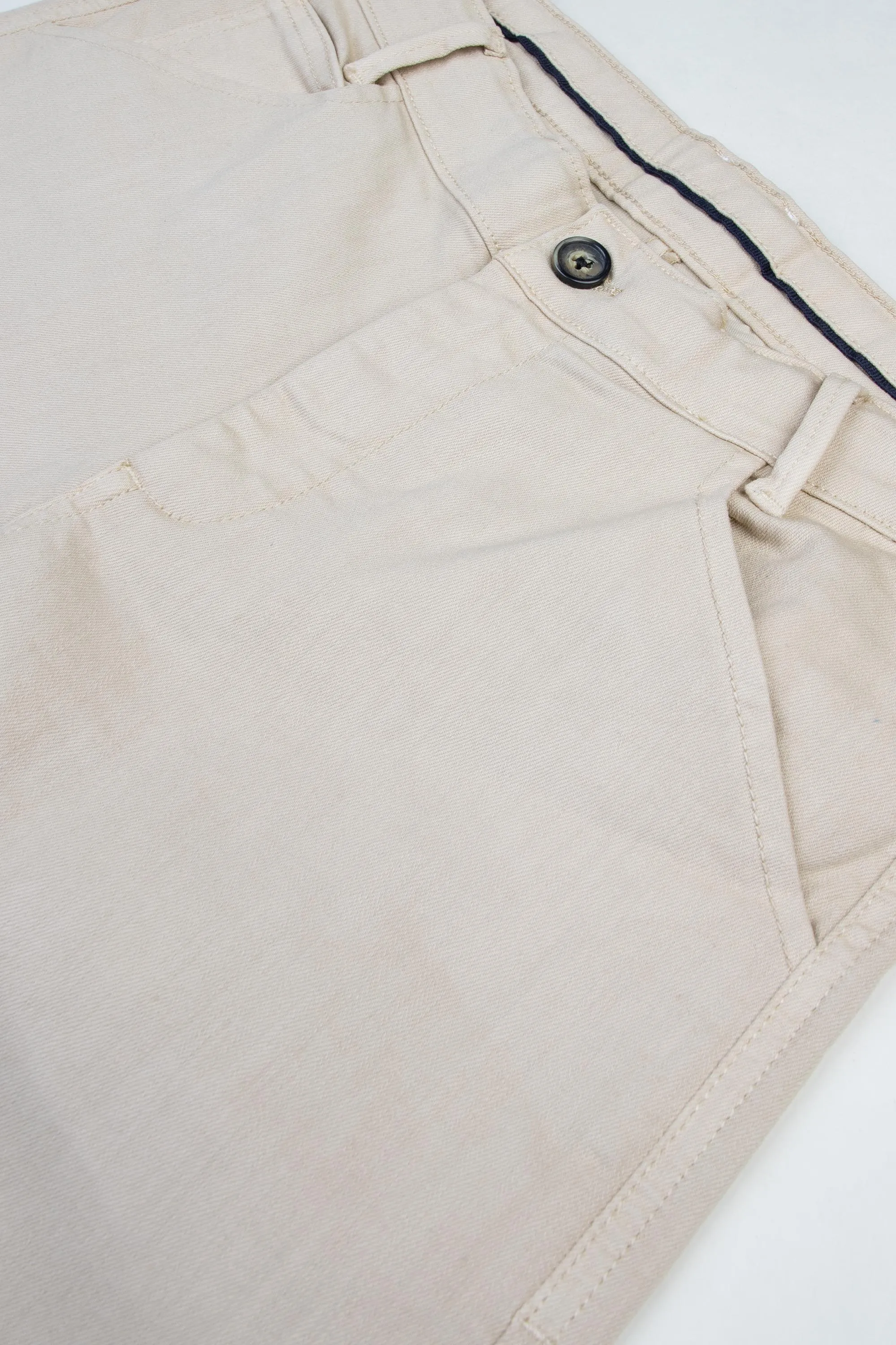 Beige Slim Pants