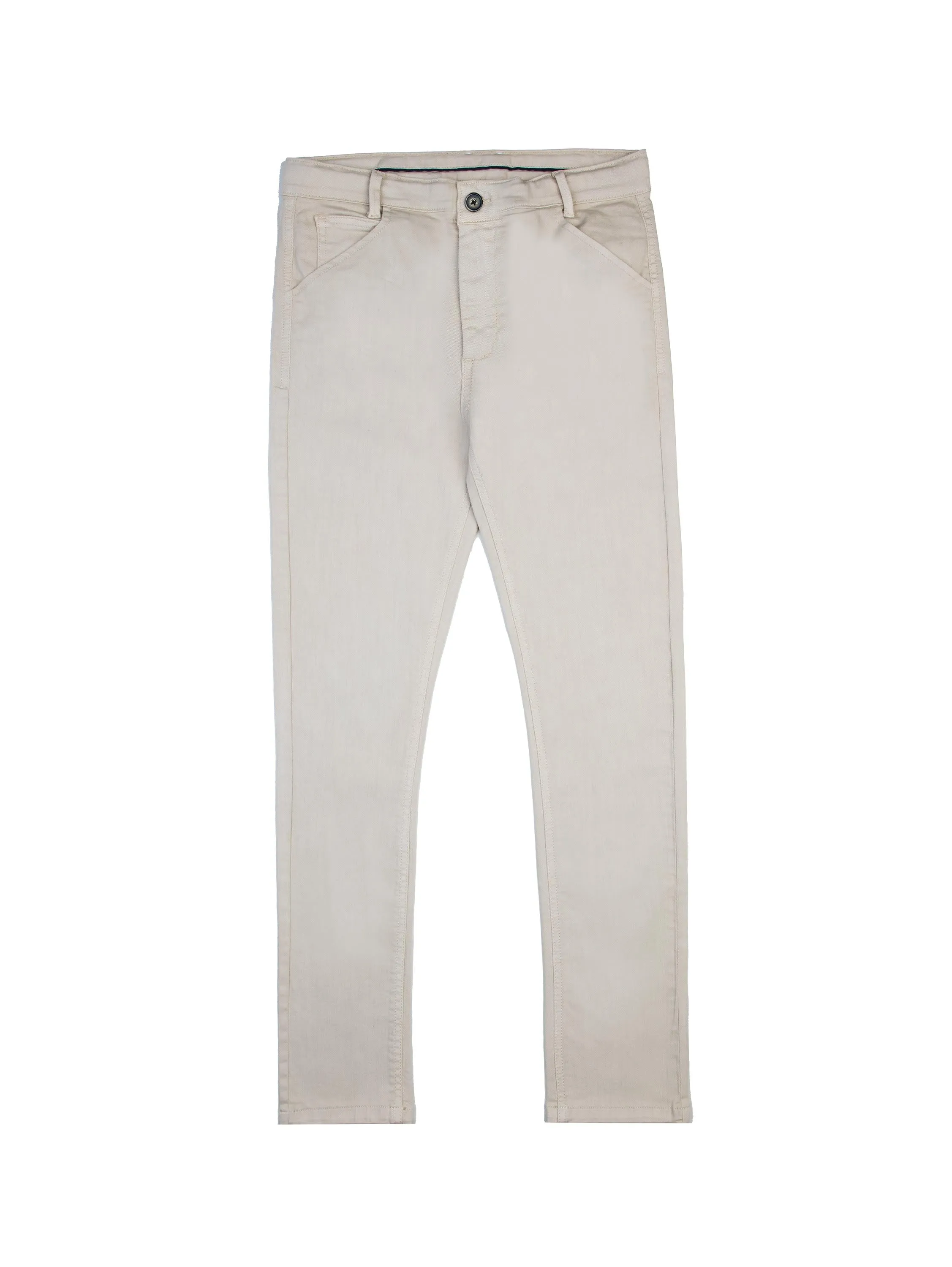 Beige Slim Pants