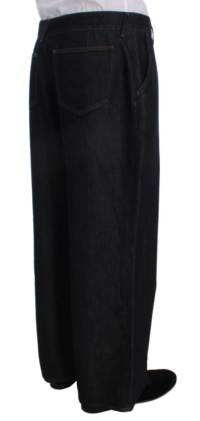 Black Denim Casual Baggy Jeans