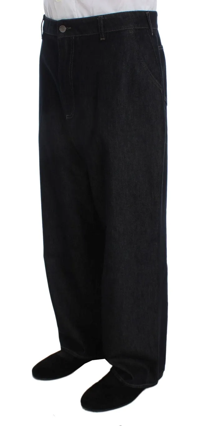 Black Denim Casual Baggy Jeans