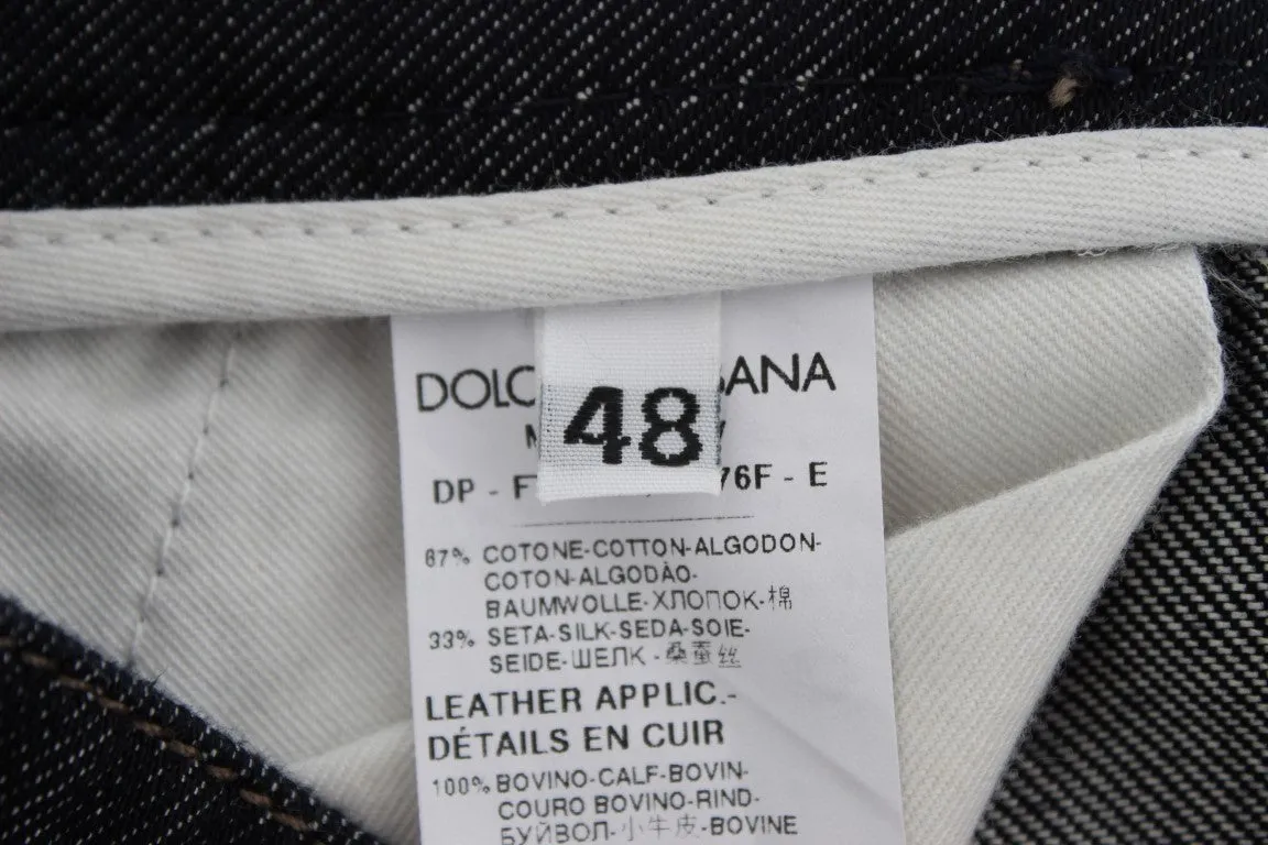 Black Denim Casual Baggy Jeans