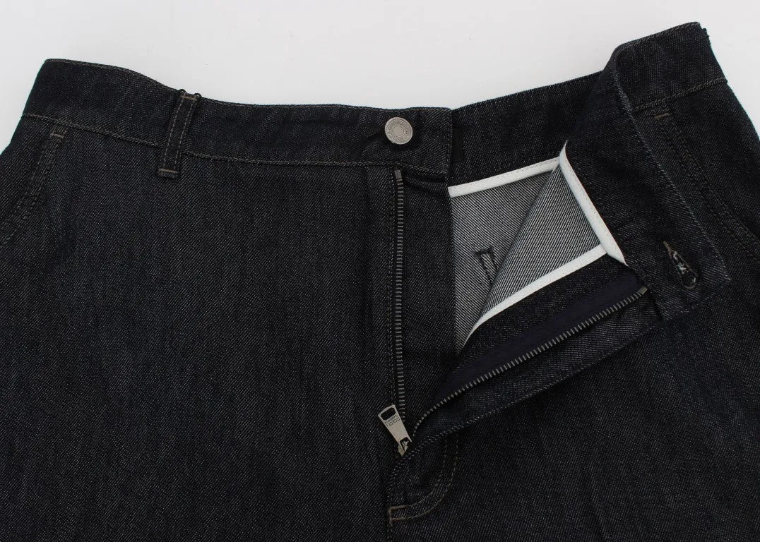 Black Denim Casual Baggy Jeans