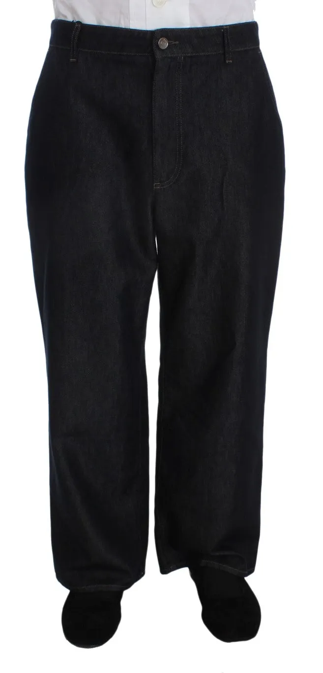 Black Denim Casual Baggy Jeans