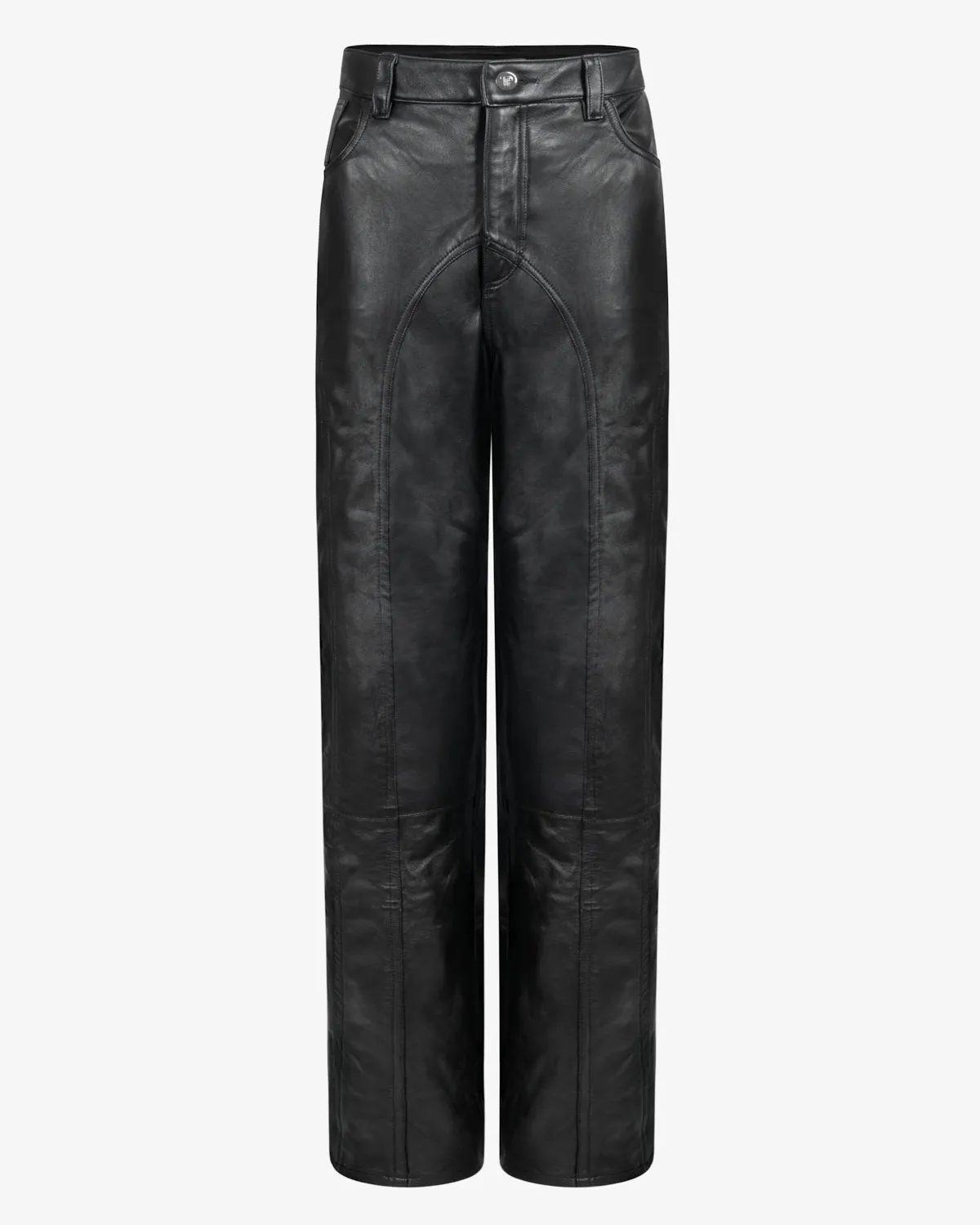 Black Leather Trouser