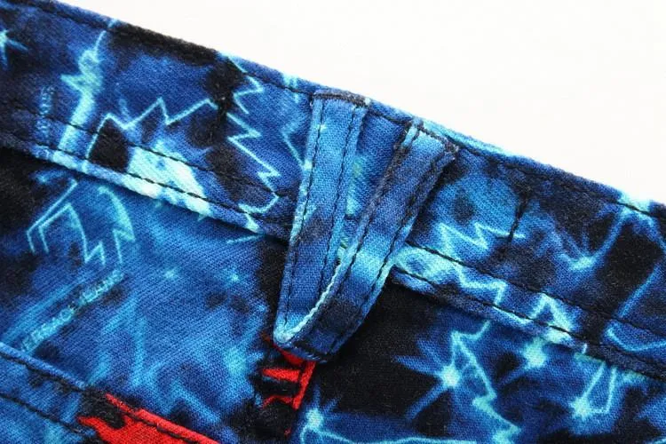 Blue Starry Fashion Jeans
