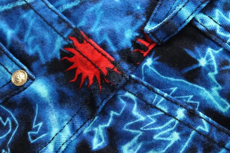 Blue Starry Fashion Jeans