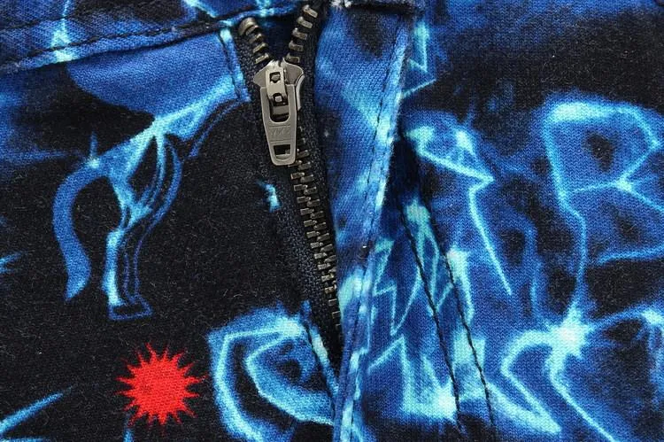 Blue Starry Fashion Jeans