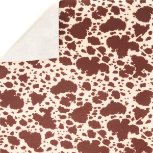 Brown Cow Printed Felt