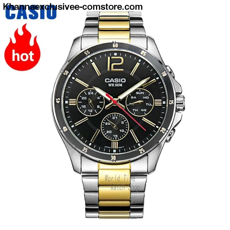 Casio watch Analogue Men's quartz sports Fashionable business waterproof watch MTP-1374