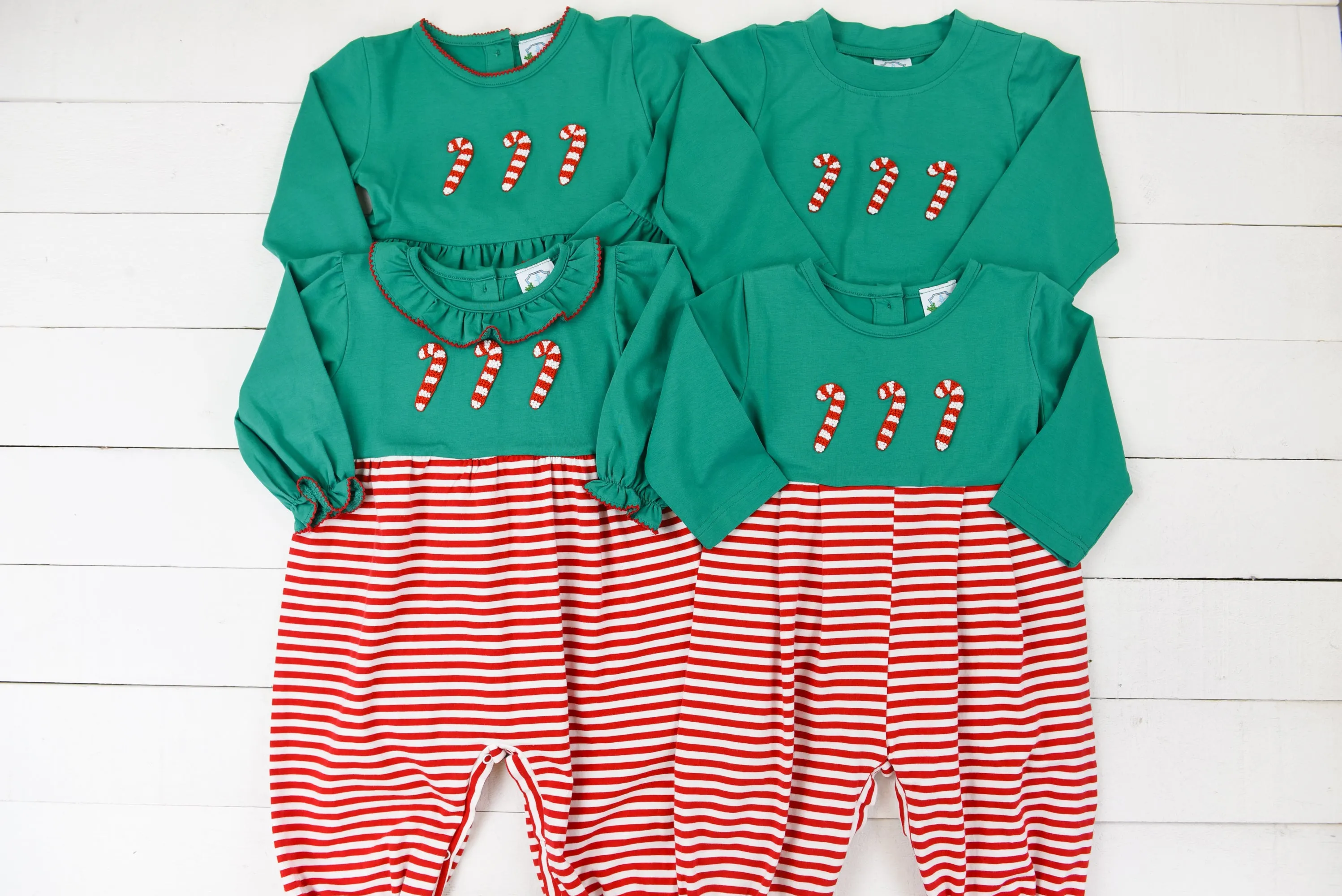 Casual Candy Canes Boys Pants Set