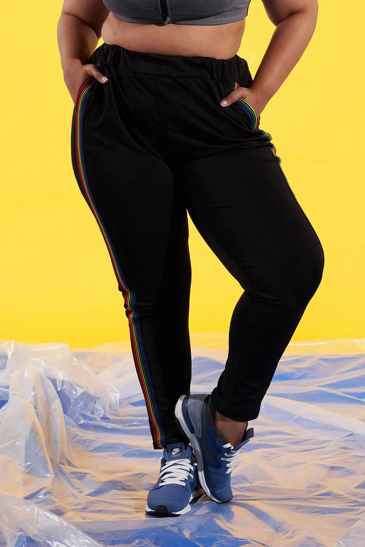 Casual Pants Large Size Women's Trousers Yoga Sports Casual Pants