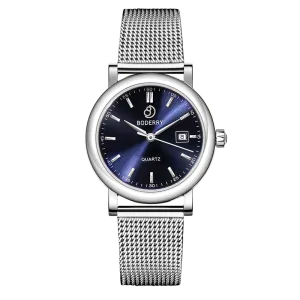 CLASSIC 32MM - Swiss Quartz Movement Watch | Silver & Blue