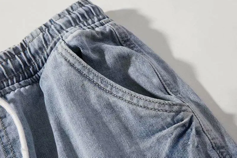 ContiNent 33 Streetwear Hip Hop Cargo Pants Men's jeans Cargo Pants Elastic Harun pants Joggers Pants In Autumn and Spring Men Cloth