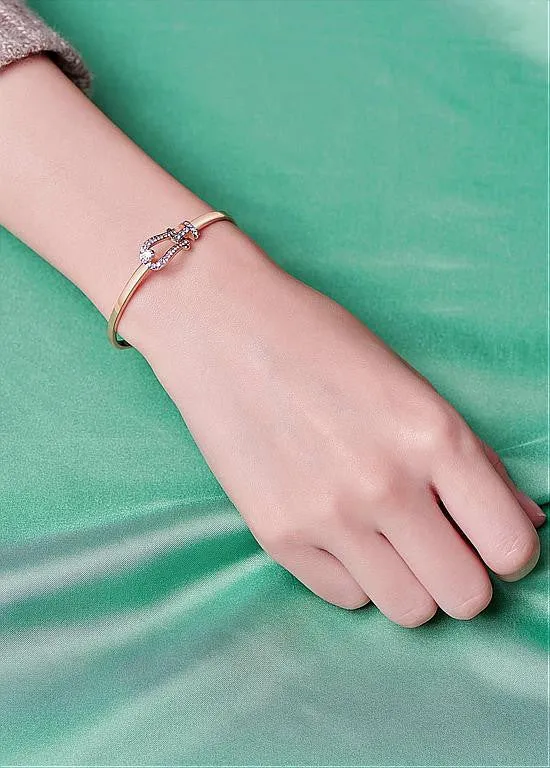 Cute 18K Gold Plated Bangle