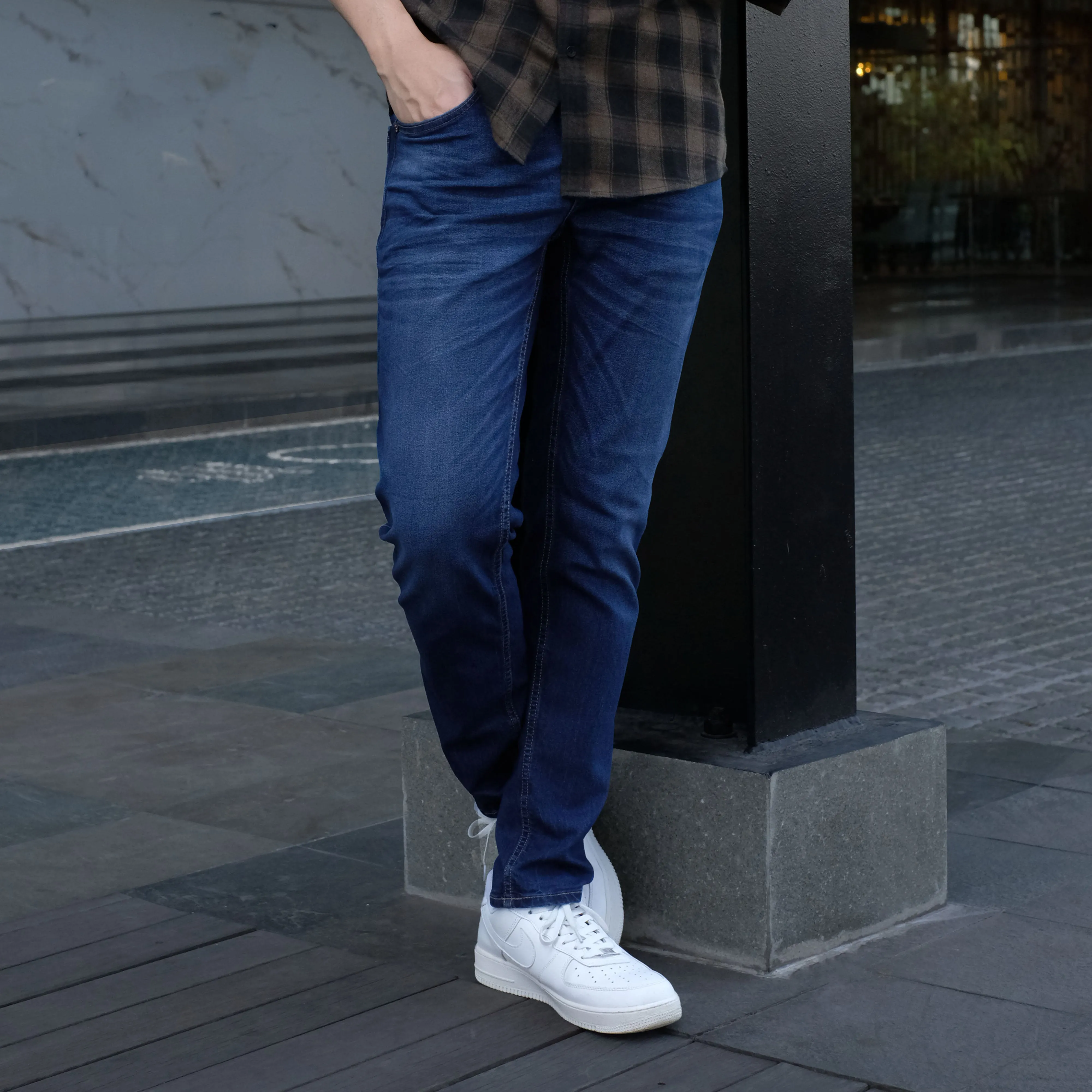 CUTOFF Gordon Celana Jeans Denim Pria Stretch Regular Fit