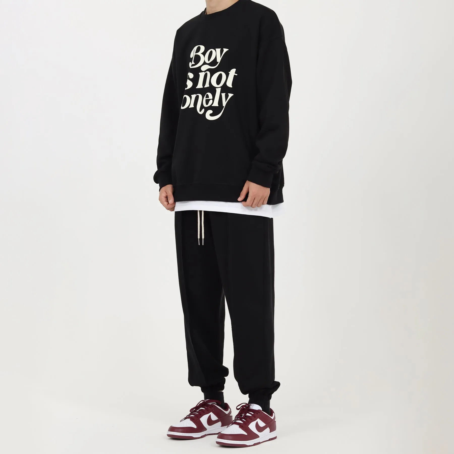 Drawstring Sewing Stitching Sports Pants