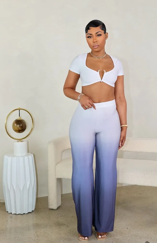 Eliza Pants Set (Blue)