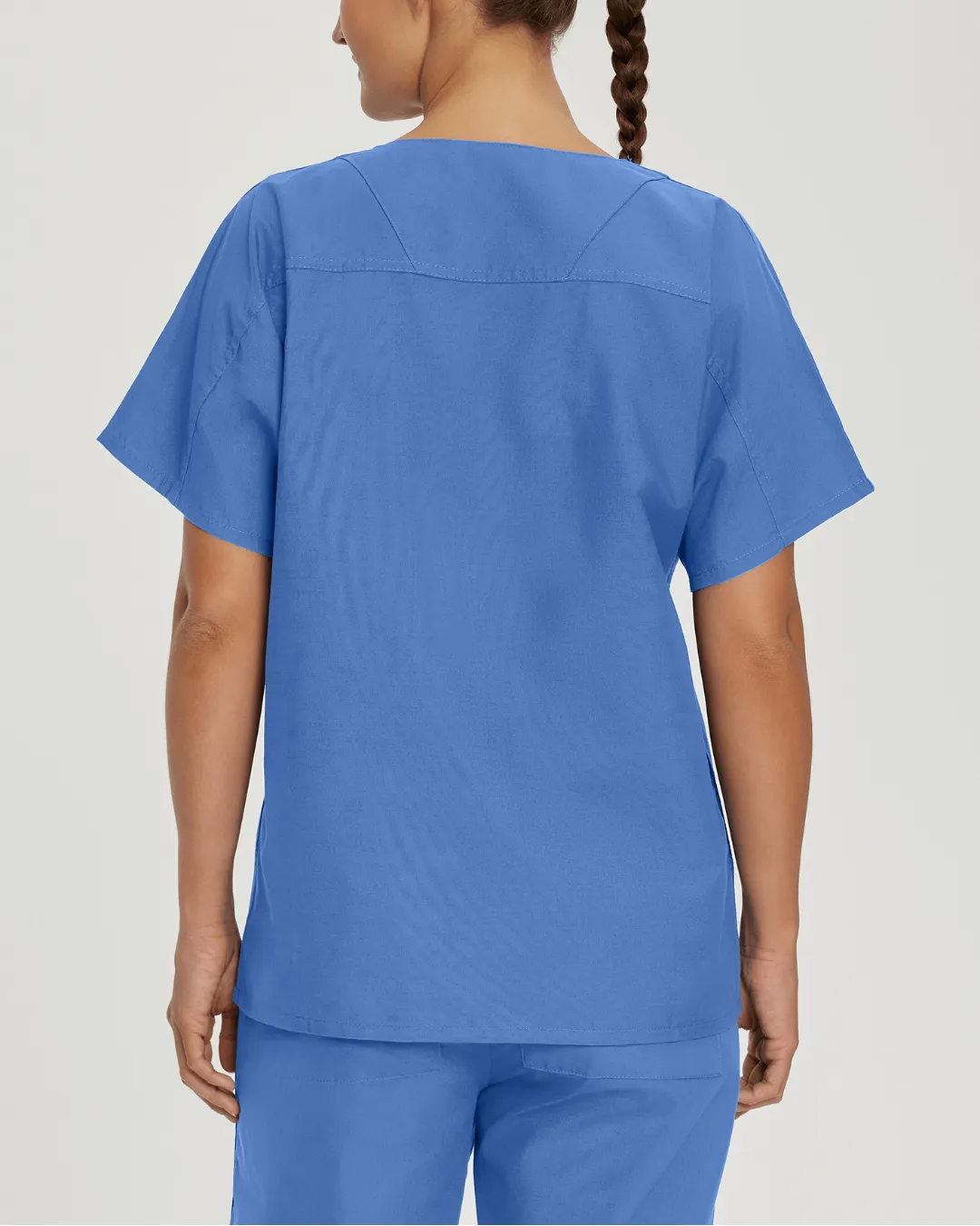 Essentials Unisex 1-Pocket V-Neck Scrub Top - Tall Sizes - 7502