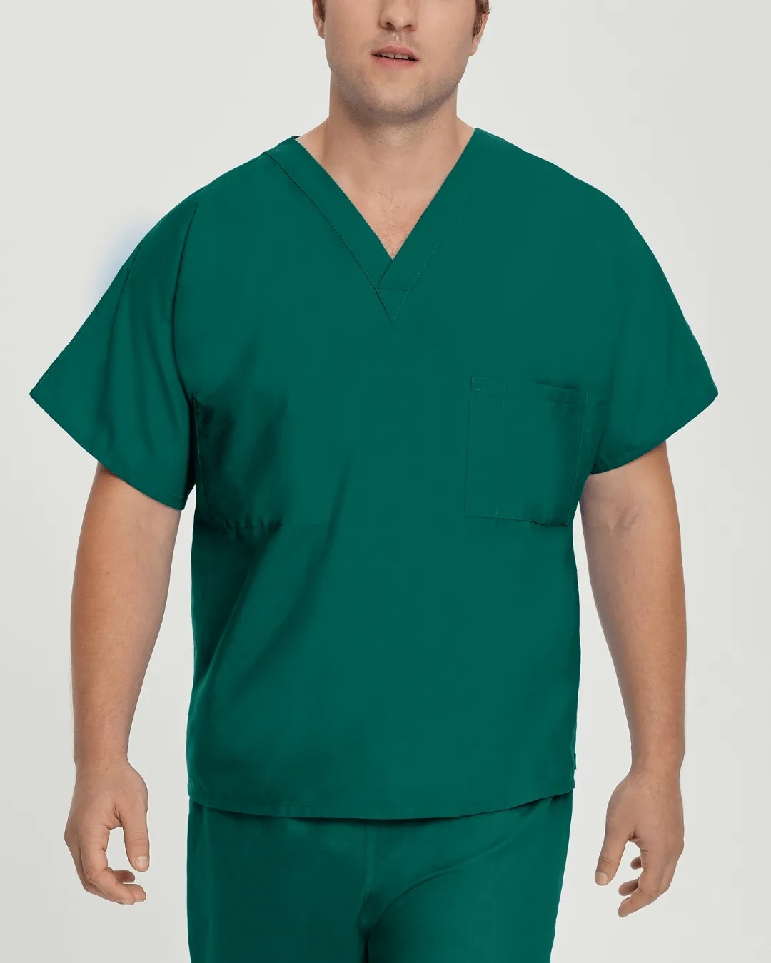 Essentials Unisex 1-Pocket V-Neck Scrub Top - Tall Sizes - 7502