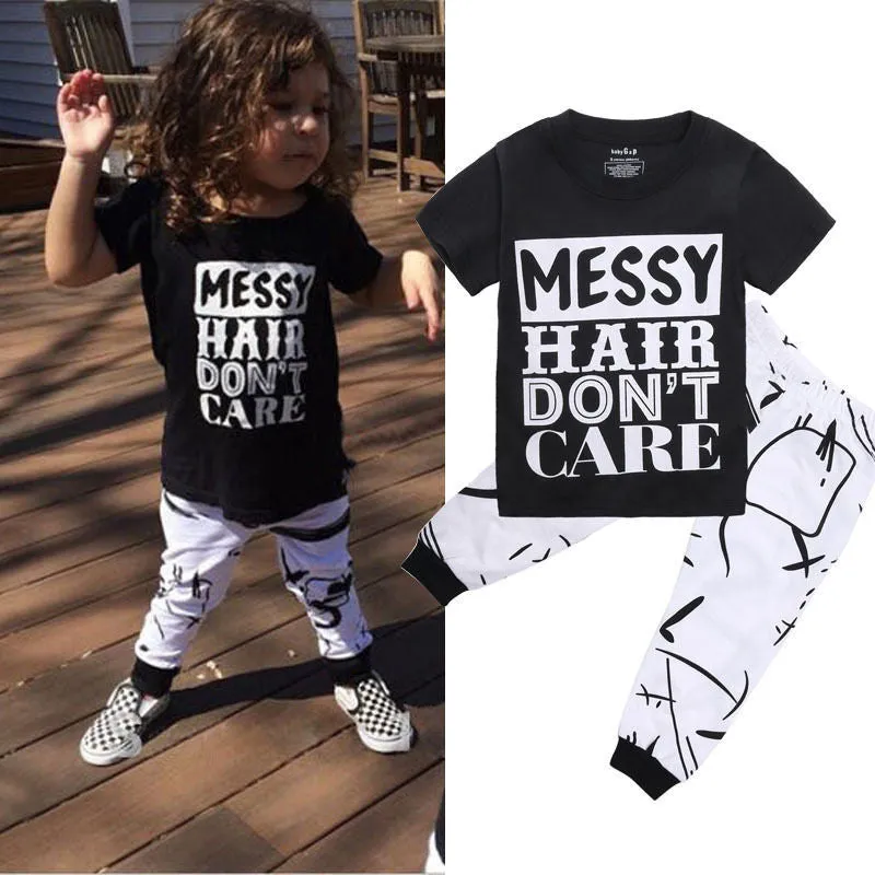 est Baby Girls Clothes Letter Printed Shirts   Pants Baby Girls Clothing Cotton er Infant Clothing For born Clothes