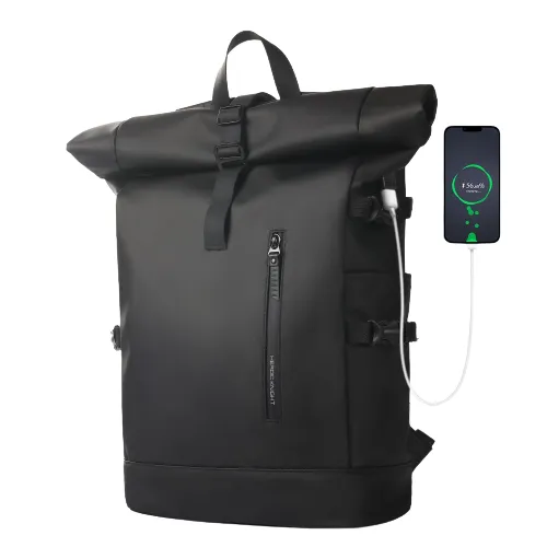 Expandable Waterproof Large Capacity Rolltop Unisex Backpack