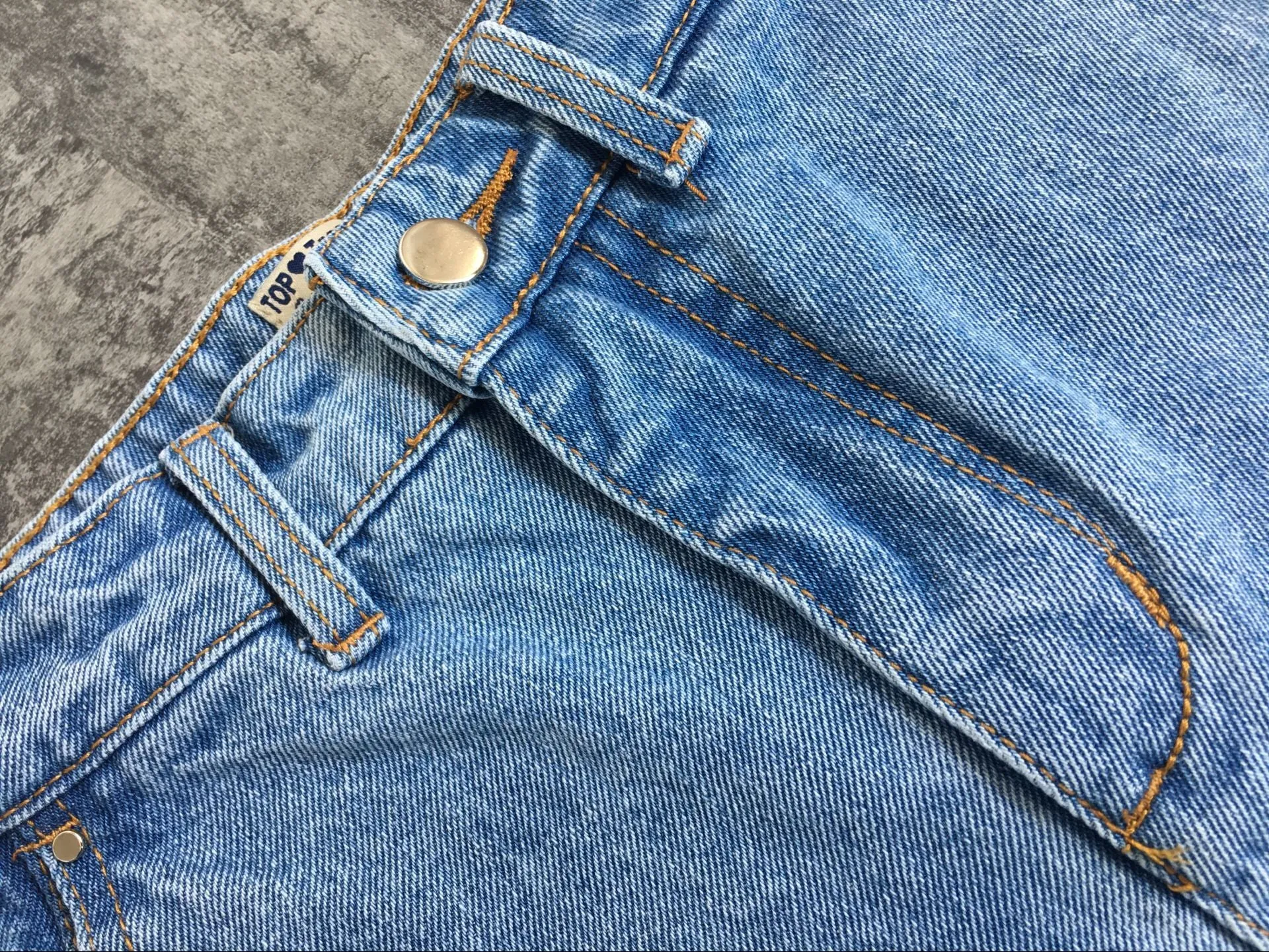 Fashion Denim Nine-point Pants