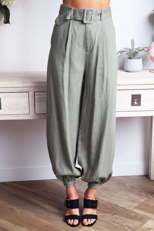 Fashion High Waist Loose Lantern Trousers