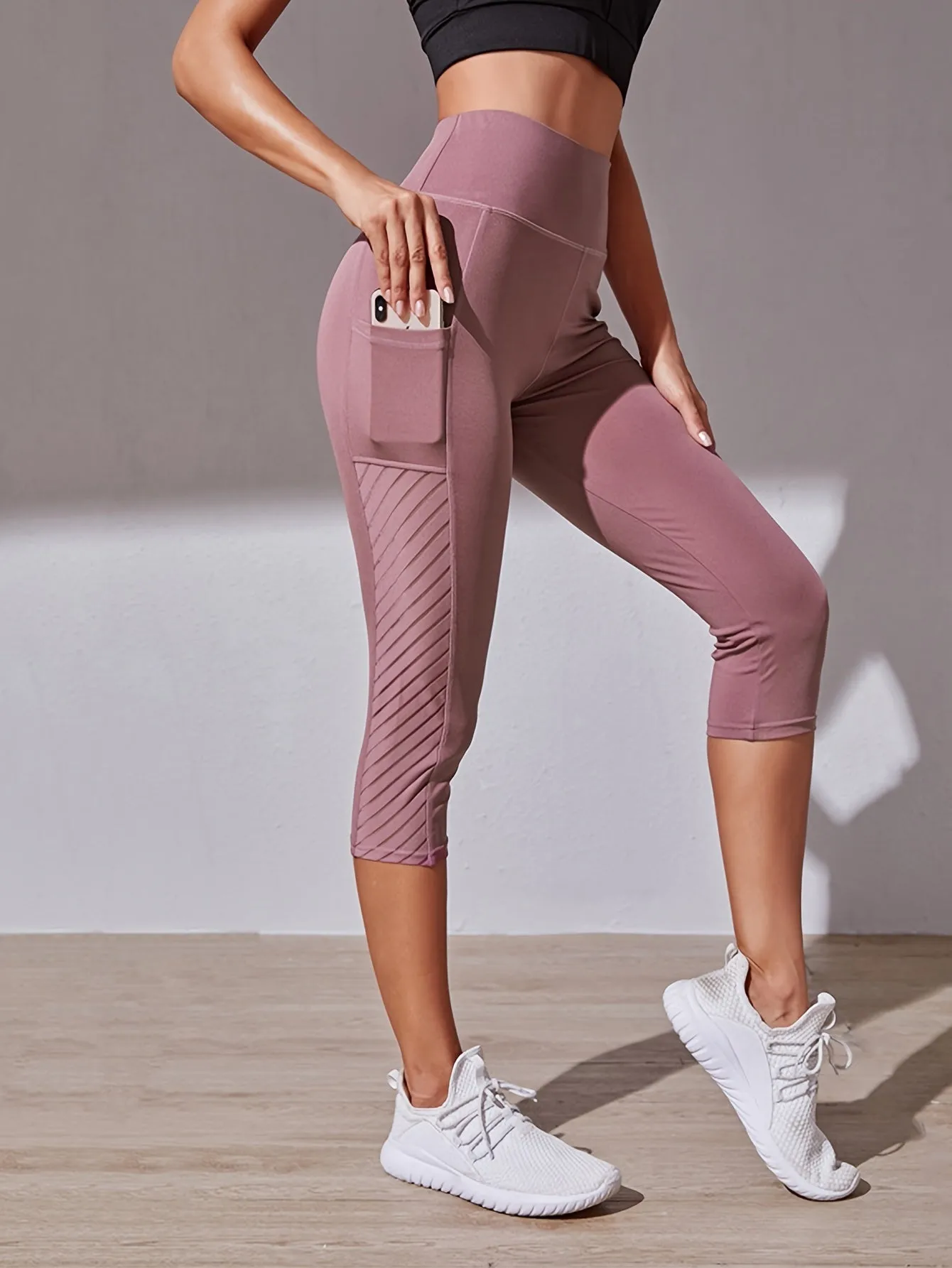 Fashion Yoga Pants, Cropped Pants Leggings, Women's Clothing