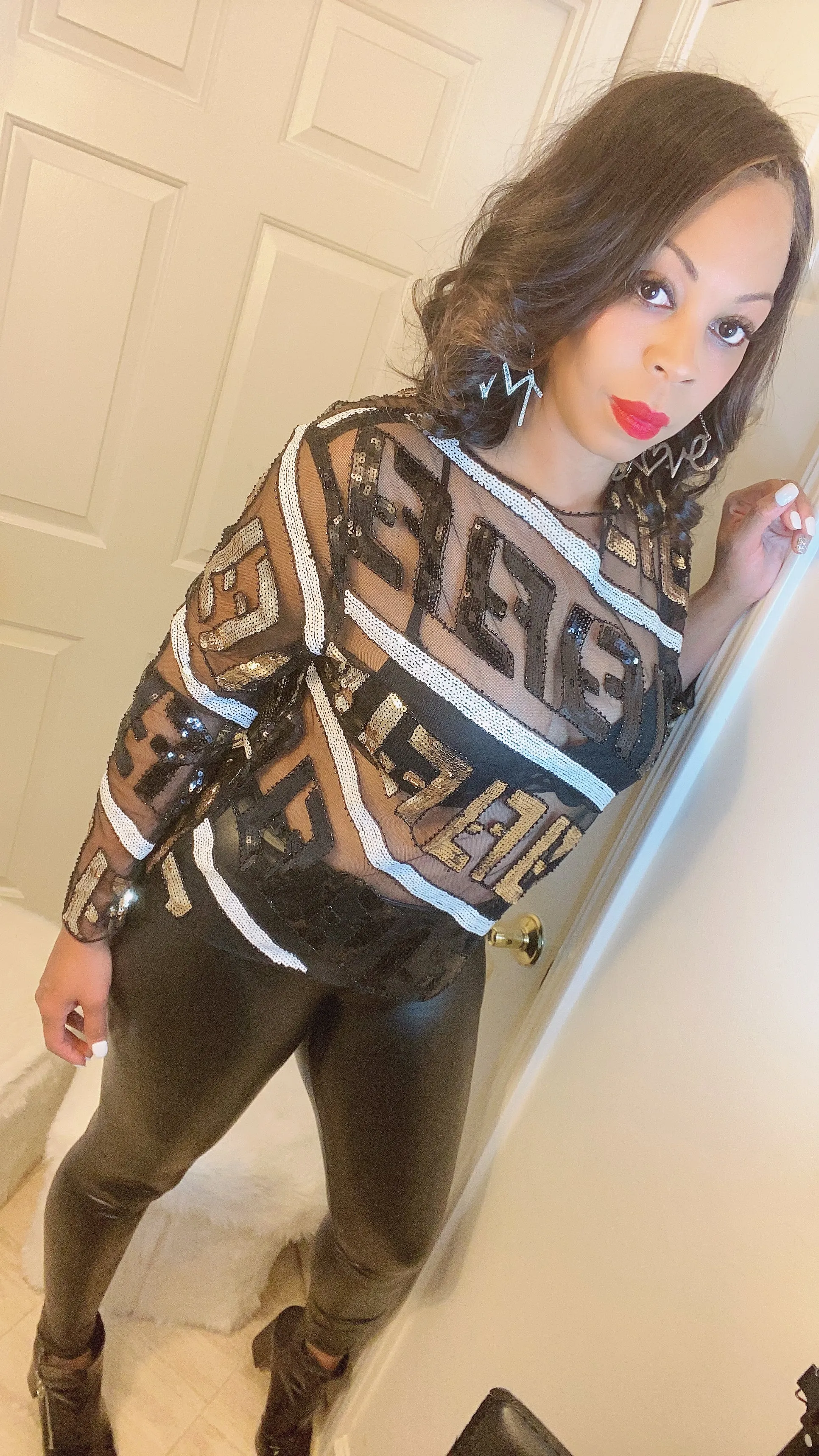 Faux Liquid Leather Leggings ‼️Very Stretchy ‼️