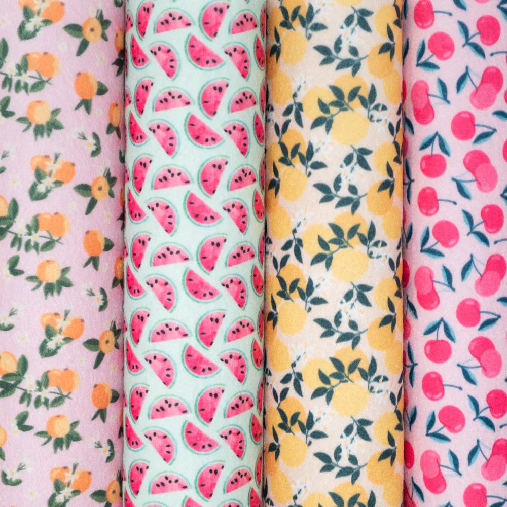 Fruit Festival Printed Felt Collection