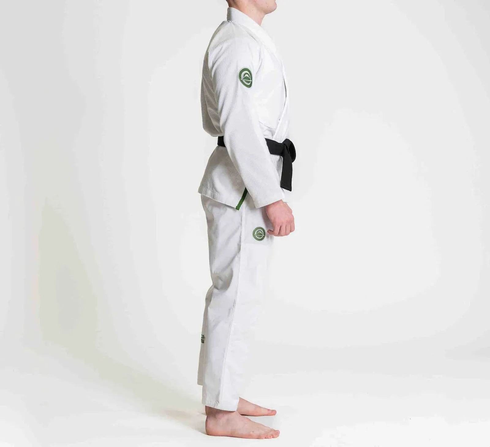Fuji Sports Flow-Tech BJJ Gi White/Green