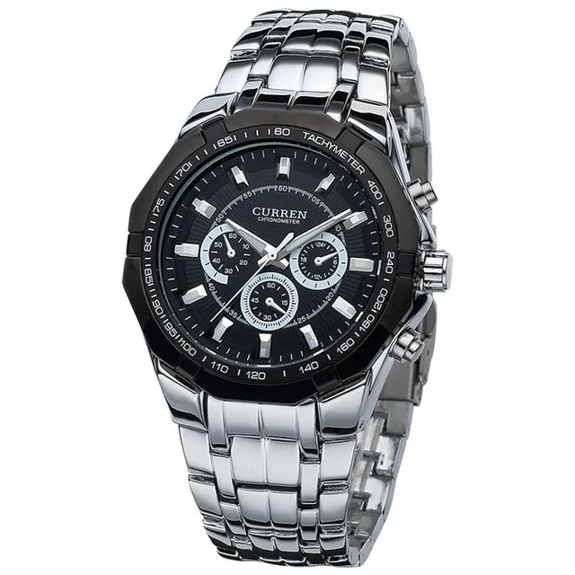 Full stainless steel Casual Sports Watch waterproof