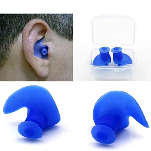 Generic Green : Waterproof Swimming Earplugs Professional Silicone Swim Earplugs Adult Swimmers Children Diving Soft Anti-Noise Ear Plug New