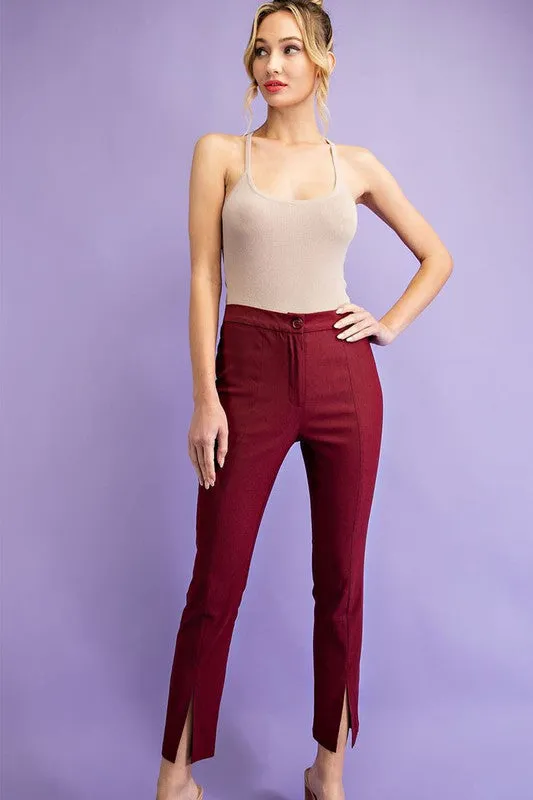 GRACELYN SLIM LEG PANTS -