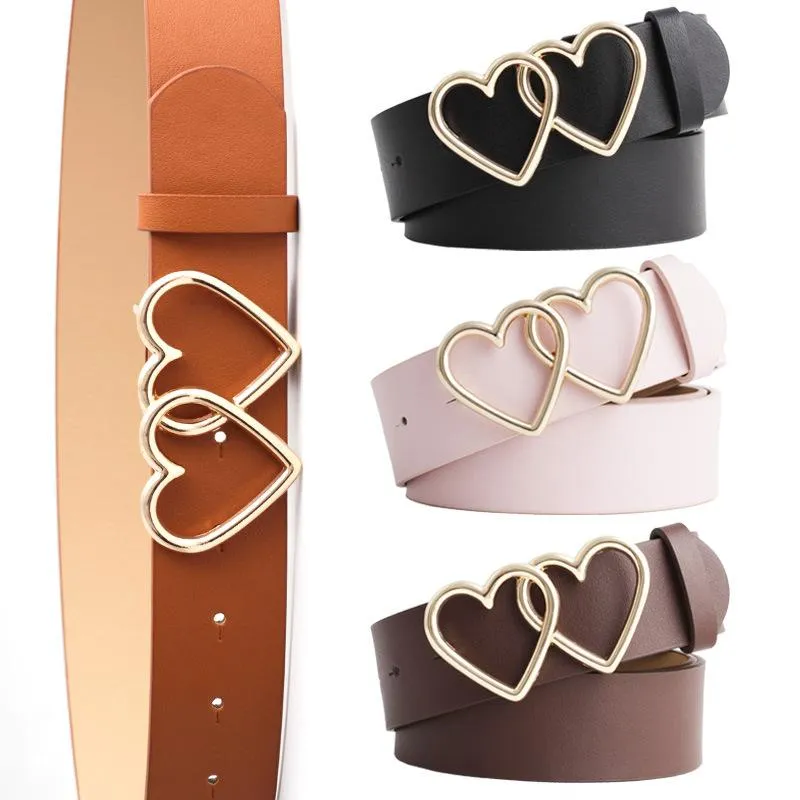 Hearts Design Buckle Belt