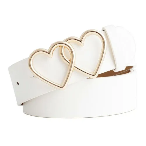Hearts Design Buckle Belt