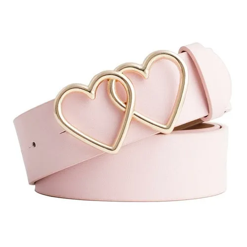 Hearts Design Buckle Belt