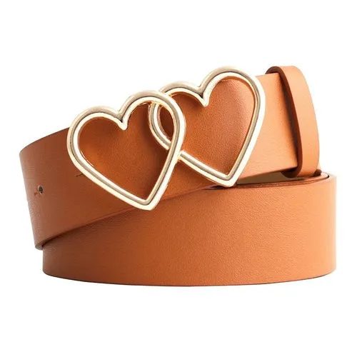 Hearts Design Buckle Belt